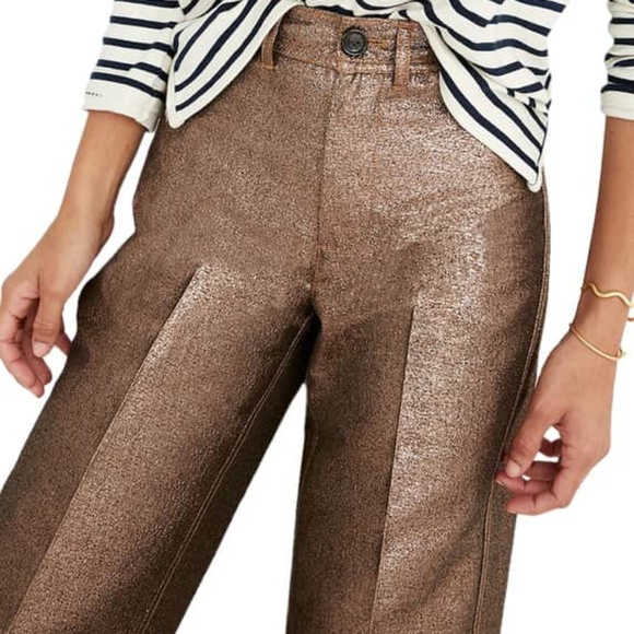 madewell gold pants